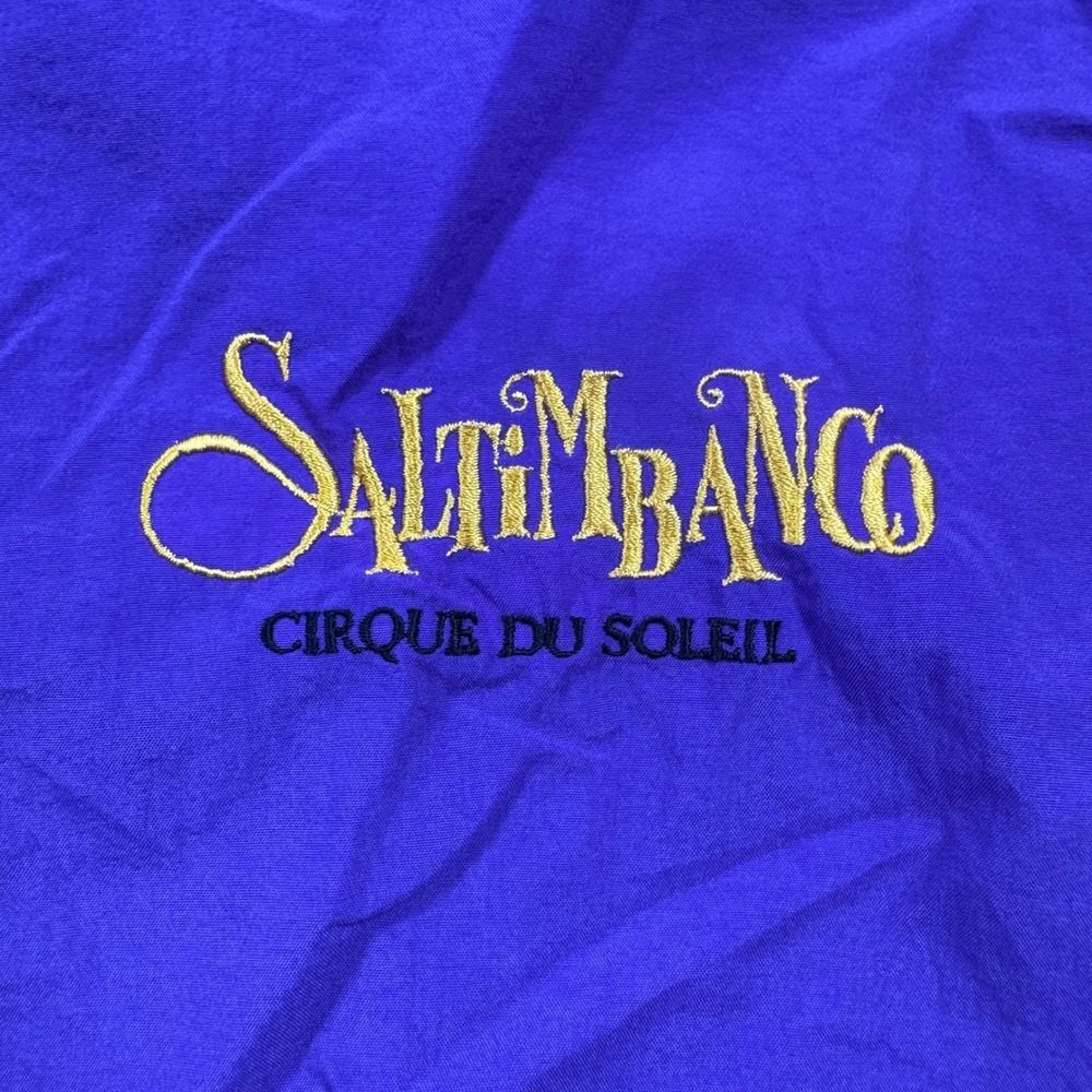 Vision Cirque du Soleil Saltimbanco Jacket Mens Medium Purple Vintage 90s Good - Picture 10 of 11